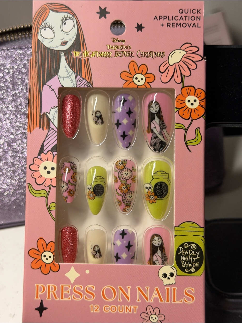 Press On Nails - Sally Nightmare Before Christmas